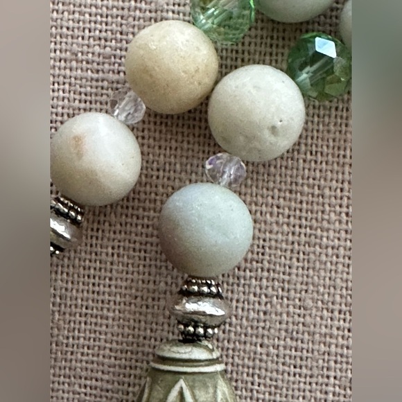 22-1/2 inch Beautiful Amazonite bead necklace NWOT - Picture 8 of 15